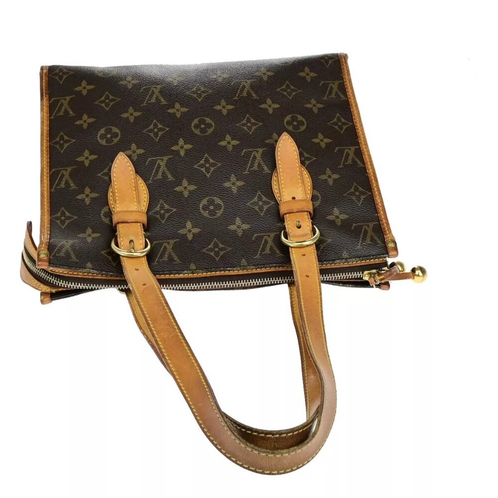 LOUIS VUITTON Popincourt Haut Shoulder Bag Monogram Leather Brown M40007 39YF540 - Picture 6 of 15